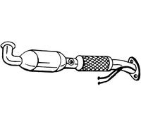 140 CV CATALIZZATORE PER FORD Mondeo IV Van 2.0 TdCi KW 103 CV 140