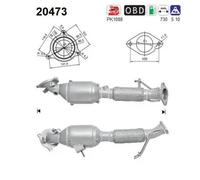 Catalizzatore Euro 5 20473 AS per FORD S-MAX GALAXY II MONDEO IV