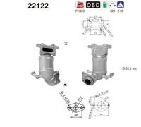 Catalizzatore Euro 5 22122 AS per HONDA JAZZ III