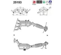 77 KW 105 CV CATALIZZATORE PER Mazda 3 BL 1.6 MZR