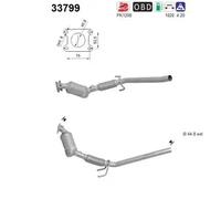 55 KW 75 CV CATALIZZATORE PER Skoda Fabia III SW NJ5 1.0