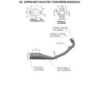 16056 - Collettore Scarico LeoVince Catalizzato HONDA PCX 125 (21-23)