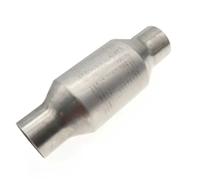 Catalizzatore Marmitta universale per sistemi di scarico con per auto da 2,5", lunghezza 11", substrato metallico 400 celle in ceramica/200 celle Catalizzatore Catalitico(400 cell Ceramic)