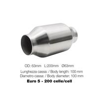 Catalizzatore metallico 200 celle Euro 5