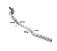 Audi Catalizzatore metallico 200cpsi Gr.N inox con rimozione filtro OPF / GPF.