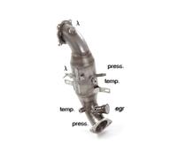 Alfa Romeo Catalizzatore metallico 300cpsi Gr. N inox con rimozione filtro