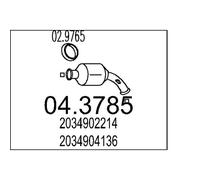 Catalizzatore Mts 04.3785