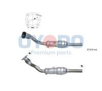 Catalizzatore per AUDI SEAT SKODA VW A3 BORA GOLF LEON NEW BEETLE OCTAVIA TOLEDO