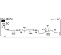 CATALIZZATORE PER DAEWOO Matiz 1.0i 995 cc 64 cv 47 kw Cat 2003 -> 2004