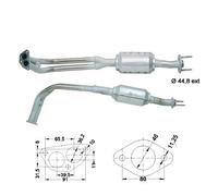 CATALIZZATORE PER FIAT PANDA 1.1ie 1108 cc 37 Kw/50 cv 156C046 DAL 93>