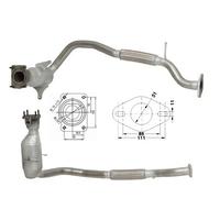 CATALIZZATORE PER FORD MONDEO 1.6i 16V 1598 cc 65 Kw/89 cv ZH16 DAL 8/96>8/97