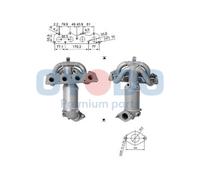 Catalizzatore per HYUNDAI KIA CEE'D i30 PRO CEE'D