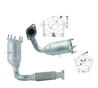 CATALIZZATORE PER MAZDA 121 1.2i 16V 1242 cc 55 Kw/75 cv DAL 1/96>