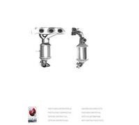 Catalizzatore PER Mazda 626 IV Hatchback 2.0i 4WD 85 KW 116 CV