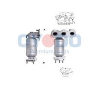 Catalizzatore per SEAT SKODA VW CORDOBA FABIA IBIZA POLO