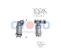 Catalizzatore per SEAT SKODA VW FABIA FOX IBIZA POLO