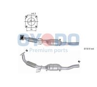 Catalizzatore per SKODA VW BORA GOLF NEW BEETLE OCTAVIA