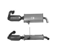CATALIZZATORE PER Smart Cabrio 0.7 52 KW 75 CV Catalizzatore