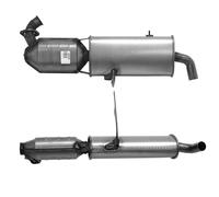 CATALIZZATORE PER Smart City-Coup 0.8 CDI 30 KW 41 CV Catalizzatore