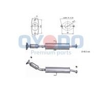 Catalizzatore per TOYOTA AURIS