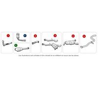 Catalizzatore PER Toyota Corolla Compact 1.3 12V 53 KW 72 CV