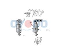 Catalizzatore per TOYOTA YARIS