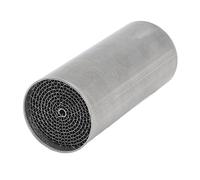 Catalizzatore per Tubo di Scarico Centrale, Catalizzatore per Tubo di Scarico per Moto Catalizzatore per Marmitta di Scarico Centrale Anteriore in Acciaio Inossidabile Universale