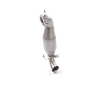 Tubo centrale senza silenziatore inox RAGAZZON MINI One R50 1.6 66Kw