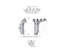 CATALIZZATORE SEAT LEON 1.4i 16V 1390 cc 63Kw 86Cv CGGB 3/10>12/14