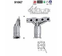 Catalizzatore Suzuki / Santana Swift AS91067 1411062J02H02 1411063J02H02