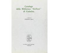 Catalogo della Biblioteca " Siciliani" di Galatina