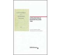 Catalogo delle edizioni Tallone 1960