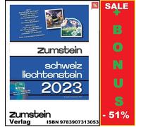 Catalogo Di Francobolli ZUMSTEIN Svizzera Liechtenstein Softcover 2023 - 51 %