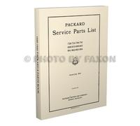 Catalogo Illustrato Dei Pezzi Packard Eight Standard Deluxe 1930 1931 1932