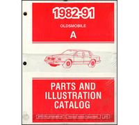 Catalogo Illustrato Dei Pezzi Per Oldsmobile Cutlass Ciera 1990-1991 Cruiser