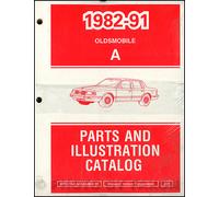 Catalogo Illustrato Dei Ricambi Per Oldsmobile Cutlass Ciera 1990-1991 Cruiser