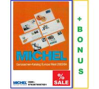 Catalogo Michel Ganzsachen Europa Ovest Francobolli 2003 2004