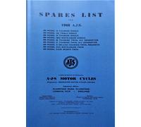 Catalogo Parti AJS Motociclette Modelli 16 16C 18 18CS 20 31 31CS Singles Twins