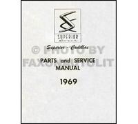 Catalogo Parti Cadillac Superior 1969 Per Funerali Ambulanza E Auto Da Fiori