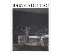 Catalogo Vendite Cadillac 1965 Deville Eldorado Fleetwood Calais Nuovo Ristampa