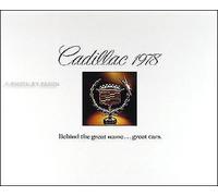 Catalogo Vendite Cadillac Bianco 1978 MINT Deville Seville Eldorado Fleetwood