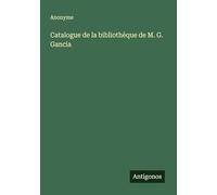 Catalogue de la bibliothèque de M. G. Gancia