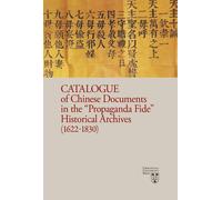 Catalogue of chinese documents in the «Propaganda Fide» historica