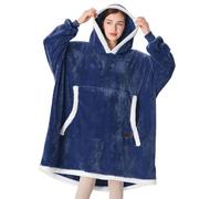 Catalonia Classy Coperta con maniche oversize, con cappuccio, da indossare con maniche e cappuccio, taglie forti, da donna, calda, idea regalo per adulti e adolescenti