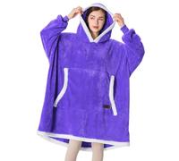 Catalonia Classy Coperta con maniche oversize, con cappuccio, da indossare con maniche e cappuccio, taglie forti, da donna, calda, idea regalo per adulti e adolescenti