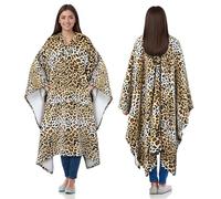 Catalonia Classy Coperta con poncho Sherpa Coperta in pile super morbida, calda e comoda da indossare, Regalo per adulti, donne, uomini, soffice, coperta o all'aperto, 200 x 140 cm