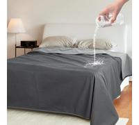 Catalonia Classy Coperta Impermeabile, Coperta per Divano Letto, Coperta coccolosa, Coperta Protettiva per Divano, Coperta in Pile per Divano Letto e Divano 152x127cm, Grigio