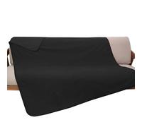 Catalonia Classy Coperta impermeabile per letto intimità, coperta d'amore, impermeabile, coppia coperta per adulti, impermeabile, coperta anti-fouling per incontinenza (L 152 x 127 cm, nero/nero)