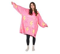 Catalonia Classy Coperta in pile oversize con cappuccio, calda, grande, portatile, da indossare, con maniche e cappuccio, idea regalo per uomo e donna