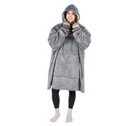 Catalonia Classy Coperta Sherpa Oversize con Cappuccio Felpa con Cappuccio Grande, Calda e Soffice Coperta in Maglione con Tasca Frontale, Regali Invernali per Adulti Donne Uomini